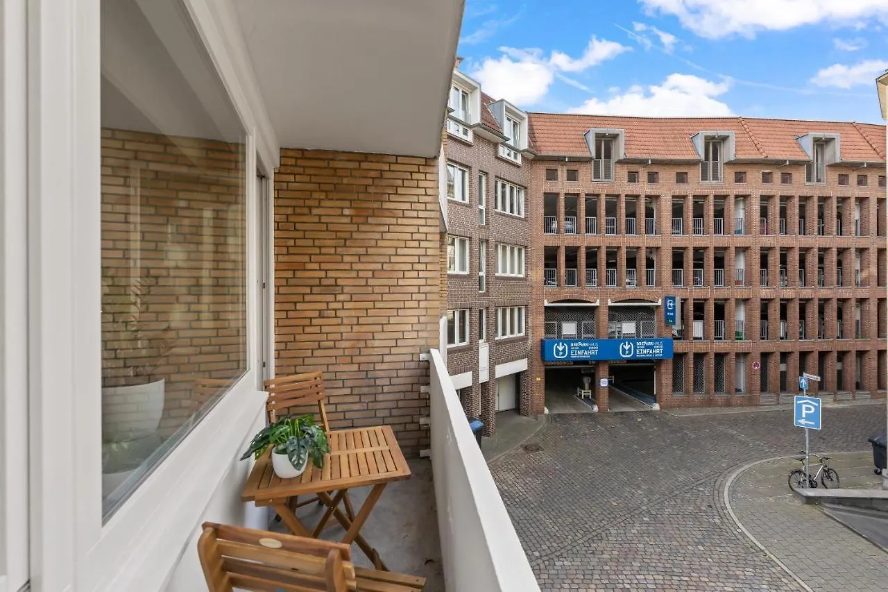Apartment Mel&Bens Domshof Zentrum Balkon Bremen Germany